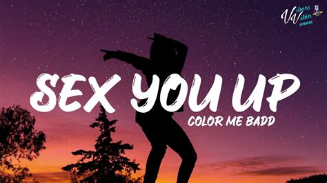 i want sex you up lyrics